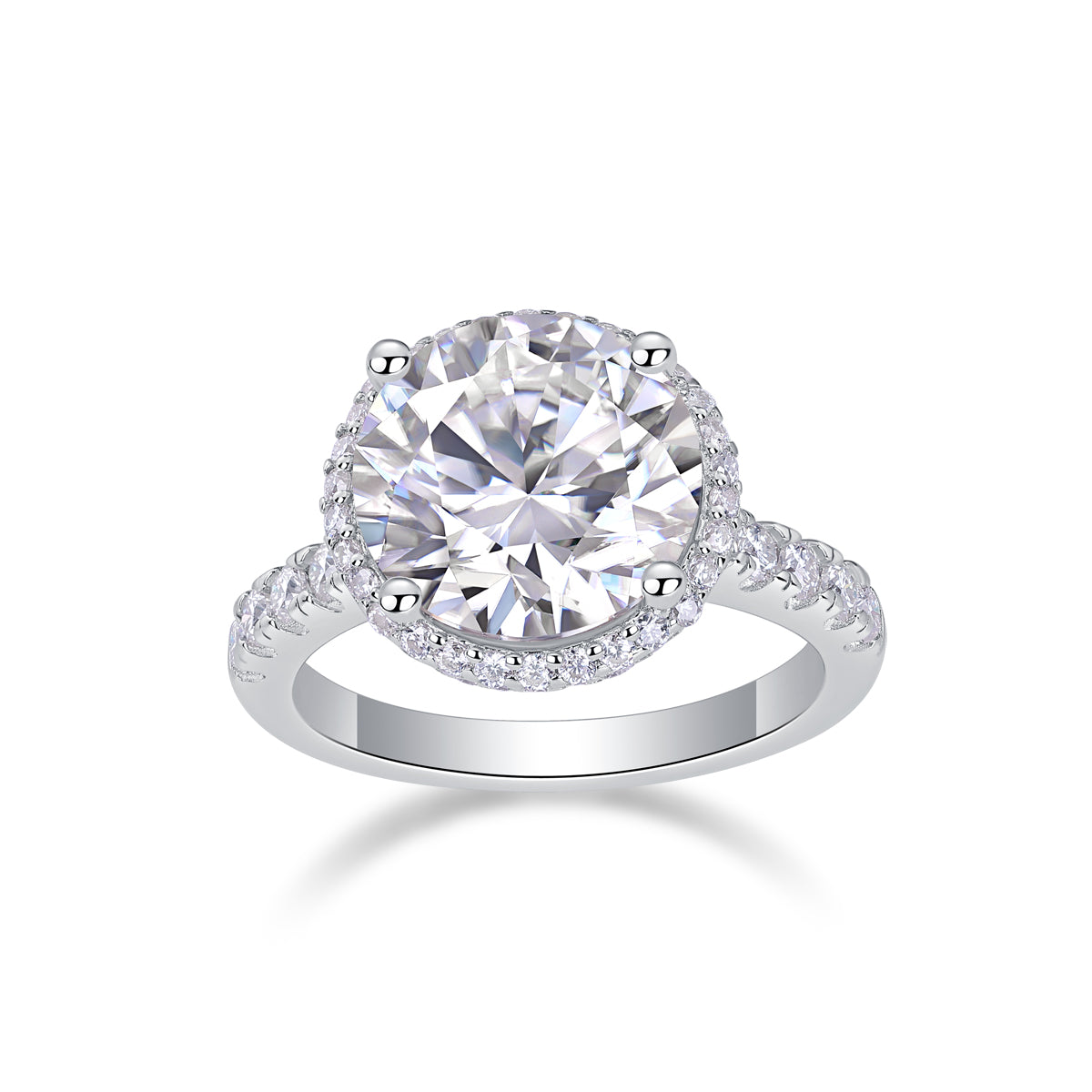 Starry Sky 5-Carat Moissanite Luxury Ring