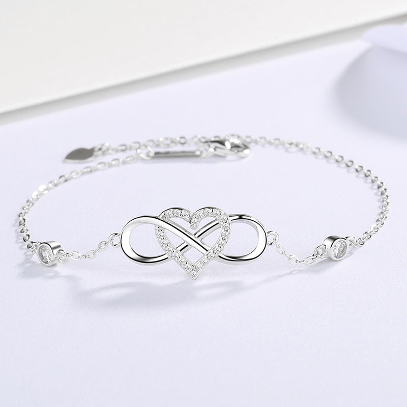 Crystal-Set Fashion Bracelet — Modern Glamour | 925 Sterling Silver