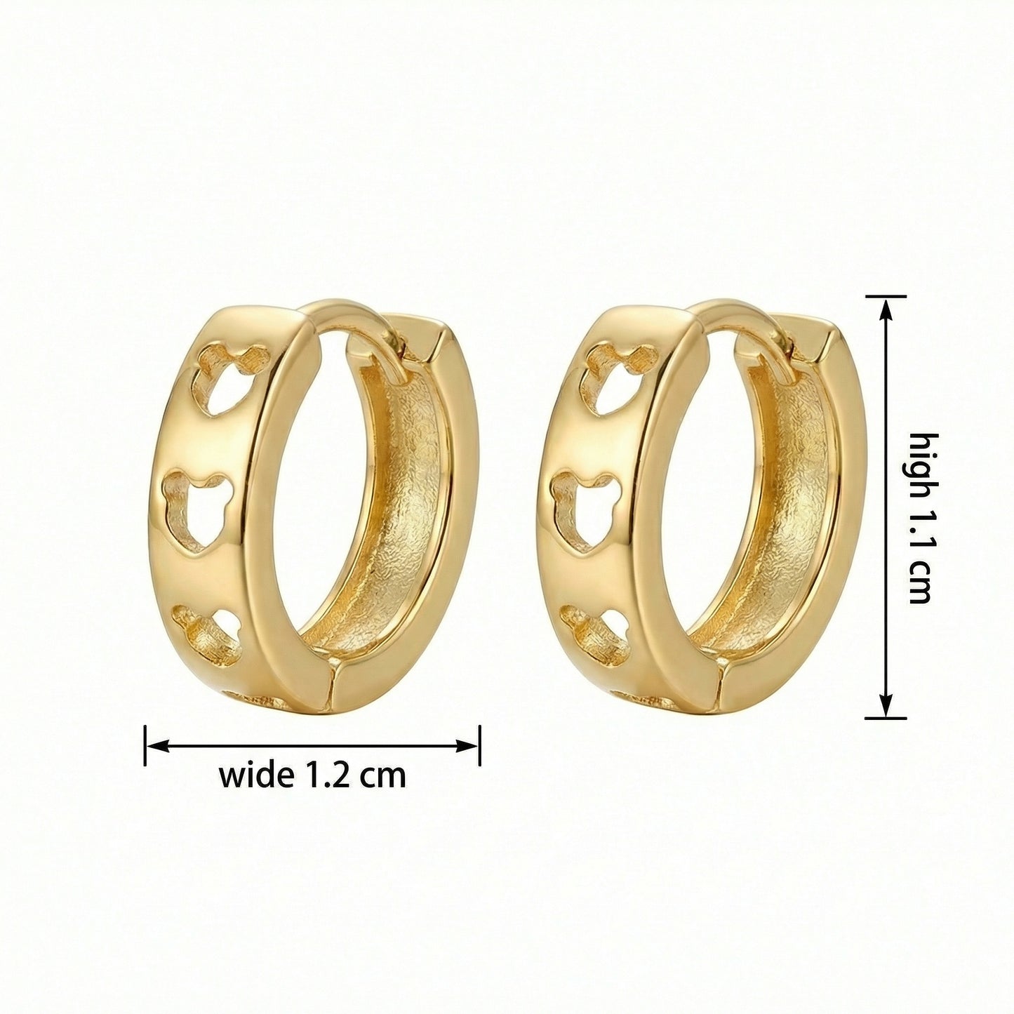 Teddy Bear Huggie Hoop Earrings — Playful Charm | 925 Sterling Silver