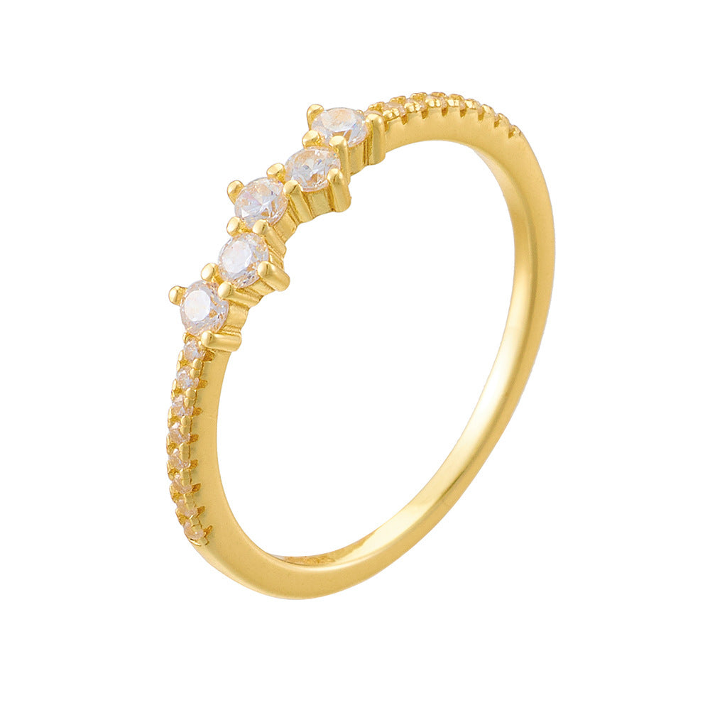 Micro-Pavé Zircon Band Ring — Eternity Sparkle | 925 Sterling Silver