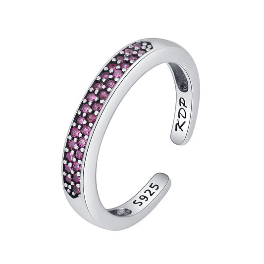 Multi-Color Zircon Cocktail Ring — Bold Statement | 925 Sterling Silver