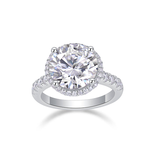 Starry Sky 5-Carat Moissanite Luxury Ring