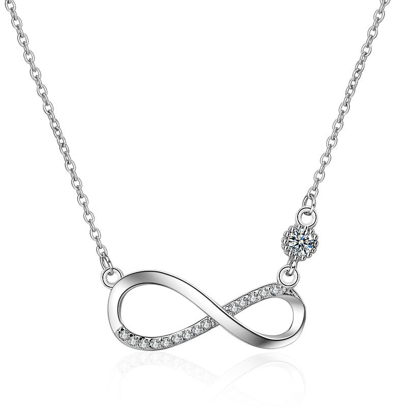 Rhodium-Plated Layered Necklace — Effortless Stack | 925 Sterling Silver