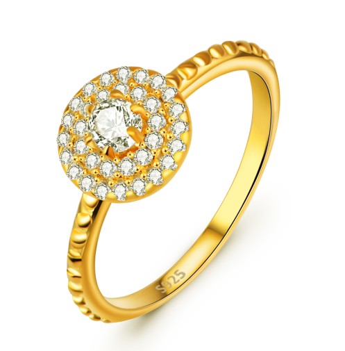Pavé Crystal Diamante Ring — All-Over Sparkle | 925 Sterling Silver