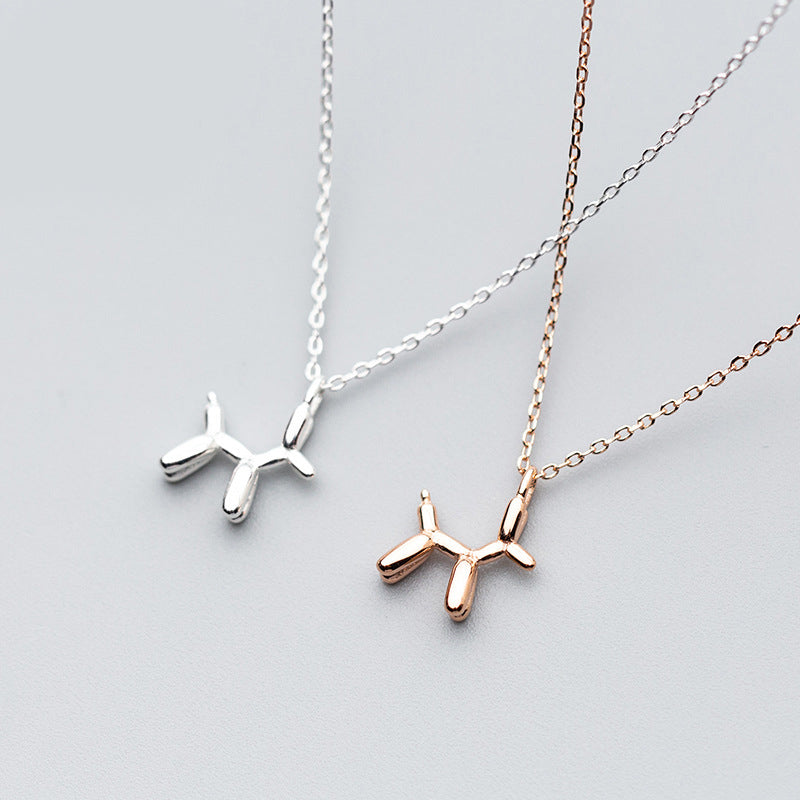 Dog Charm Pendant Necklace — Sweet Companion | 925 Sterling Silver