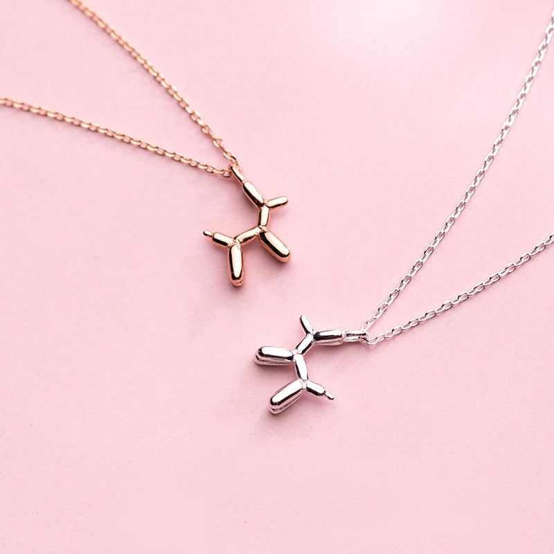 Dog Charm Pendant Necklace — Sweet Companion | 925 Sterling Silver