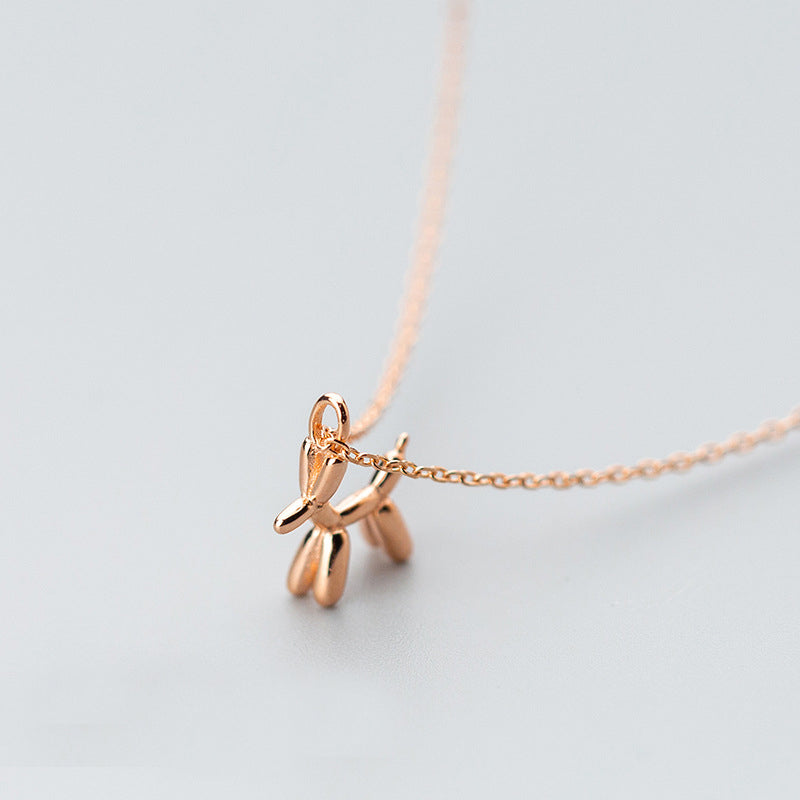 Dog Charm Pendant Necklace — Sweet Companion | 925 Sterling Silver
