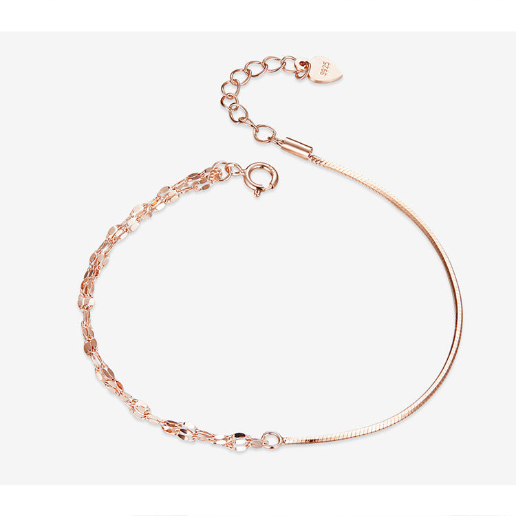 Elegant Layered Chain Necklace | 925 Sterling Silver