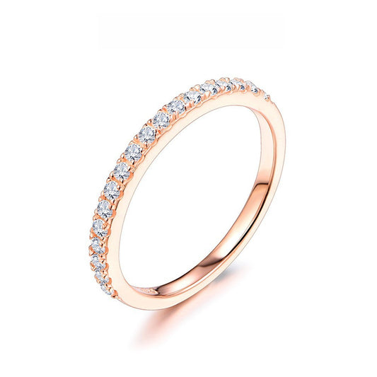 Starry Moissanite Ring — Celestial Sparkle | 925 Sterling Silver