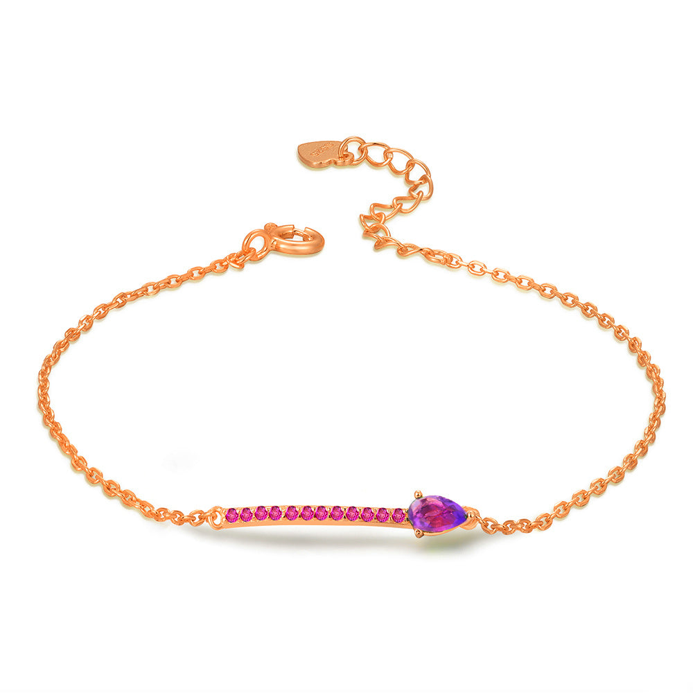 Multi-Gemstone Tennis Bracelet — Rainbow Sparkle | 925 Sterling Silver