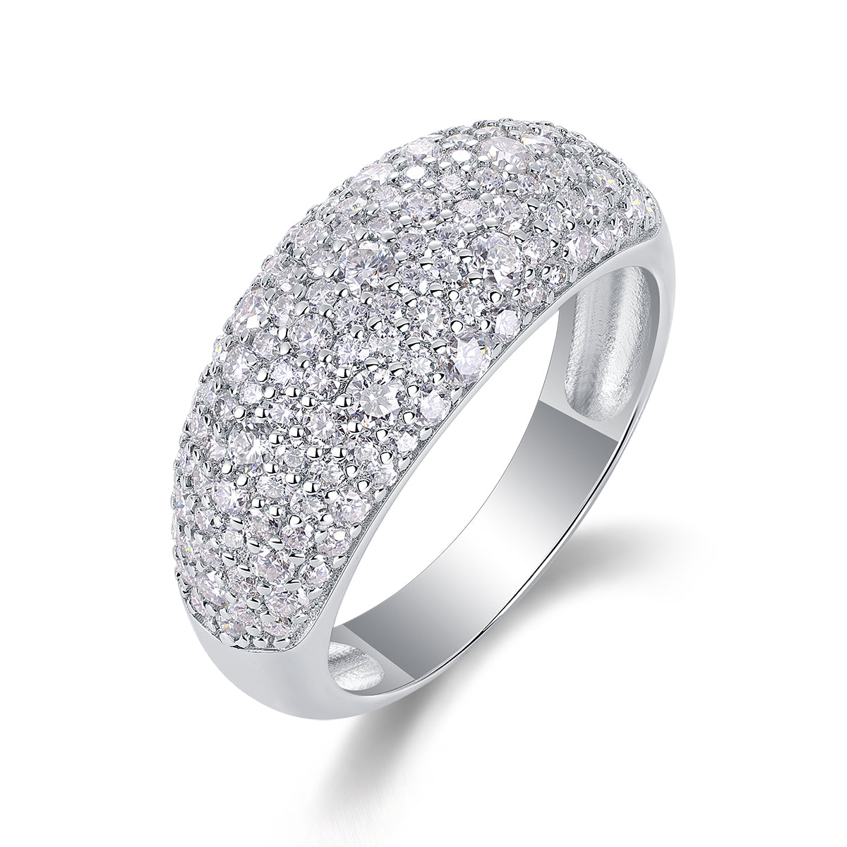 Moonlit Night Stars Moissanite Ring