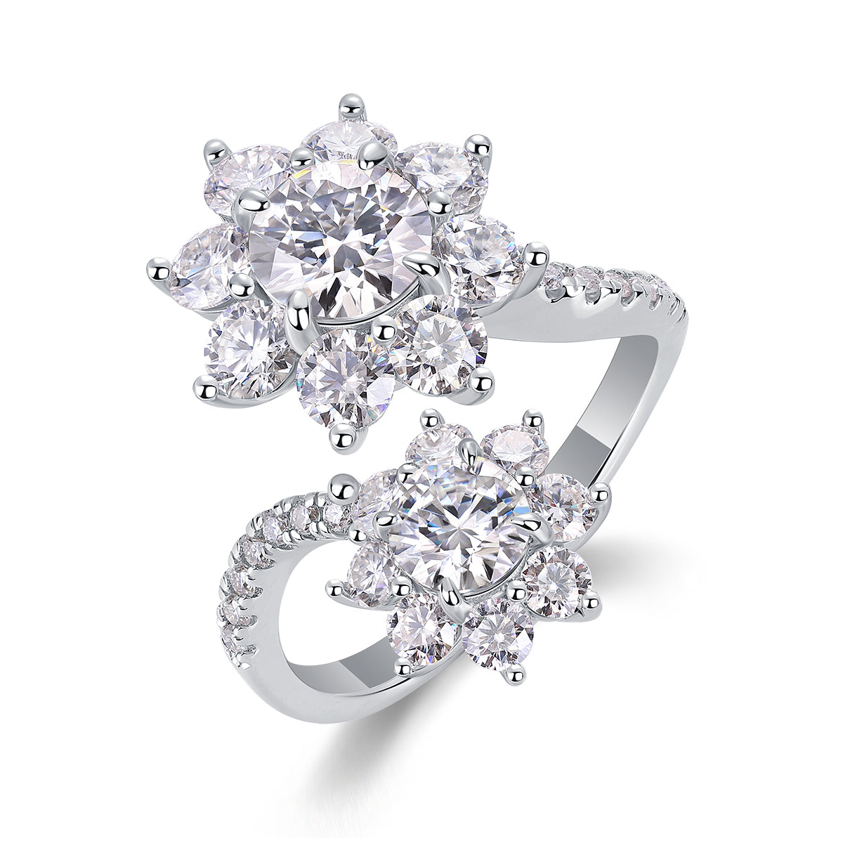 Petal Morning Dew Moissanite Ring