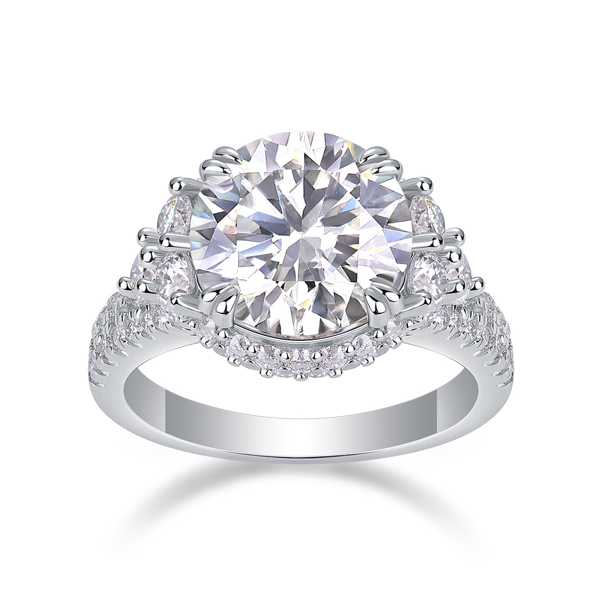 Dance With Youth 5-Carat Moissanite Statement Ring