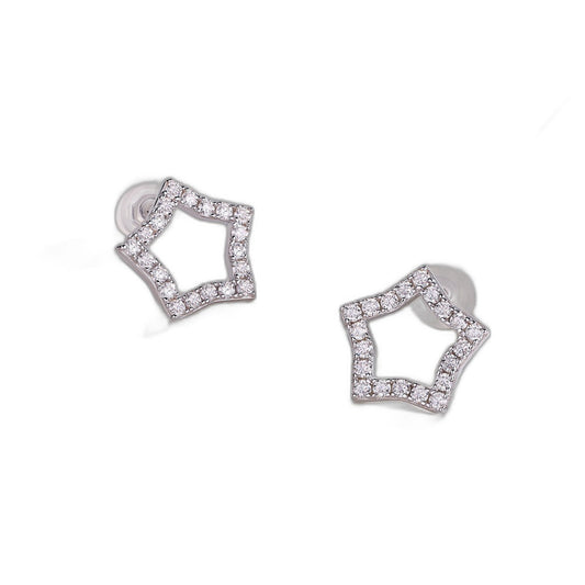 Tonight New Star Stud Earrings — white background