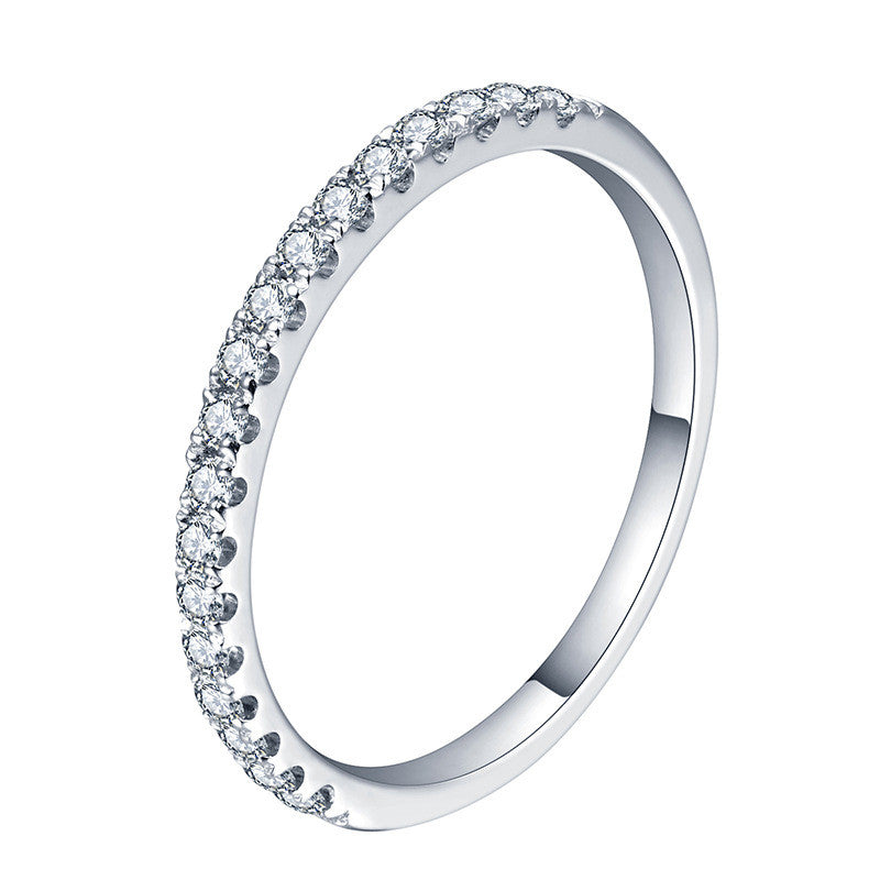 Moissanite Solitaire Statement Ring — Diamond-Like Brilliance | 925 Sterling Silver