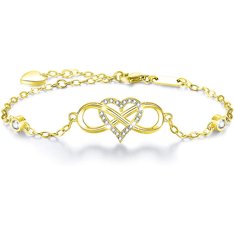 Crystal-Set Fashion Bracelet — Modern Glamour | 925 Sterling Silver