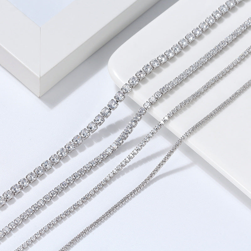 Zircon Tennis Necklace — Continuous Brilliance | 925 Sterling Silver