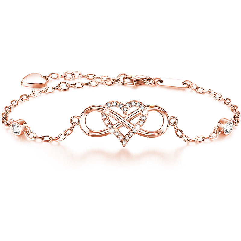 Crystal-Set Fashion Bracelet — Modern Glamour | 925 Sterling Silver