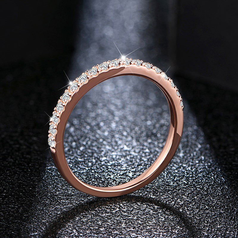 Starry Moissanite Ring — Celestial Sparkle | 925 Sterling Silver