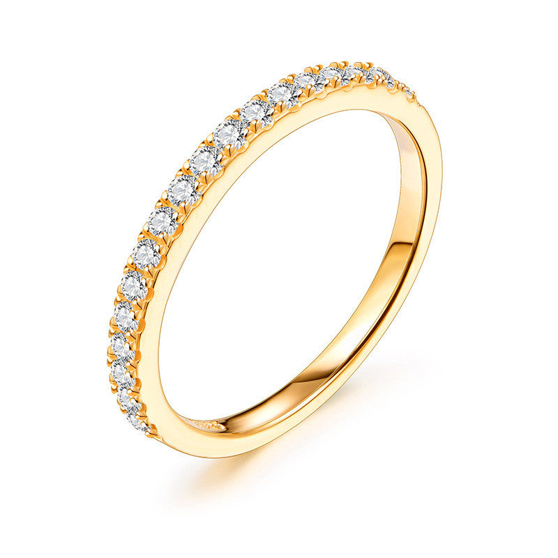 Moissanite Solitaire Statement Ring — Diamond-Like Brilliance | 925 Sterling Silver