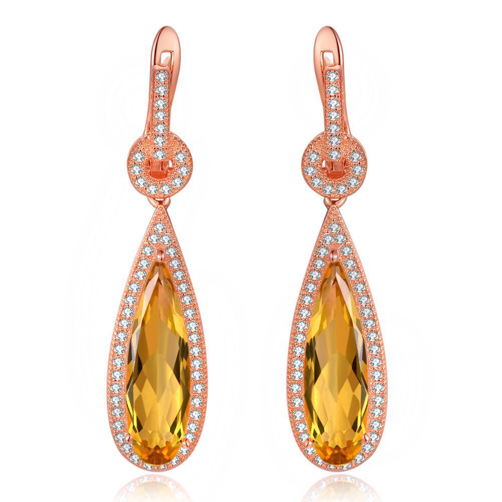 Pear-Cut Citrine Pendant Necklace — Sunlit Glow | 925 Sterling Silver
