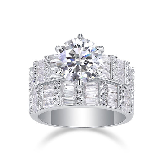 Vanilla Sky 3-Carat Moissanite Bridal Ring