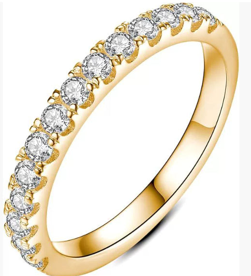 Moissanite Solitaire Statement Ring — Diamond-Like Brilliance | 925 Sterling Silver