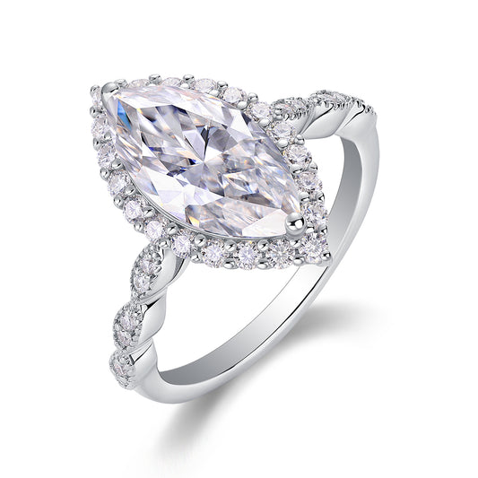 The Realm of Delight Moissanite Ring