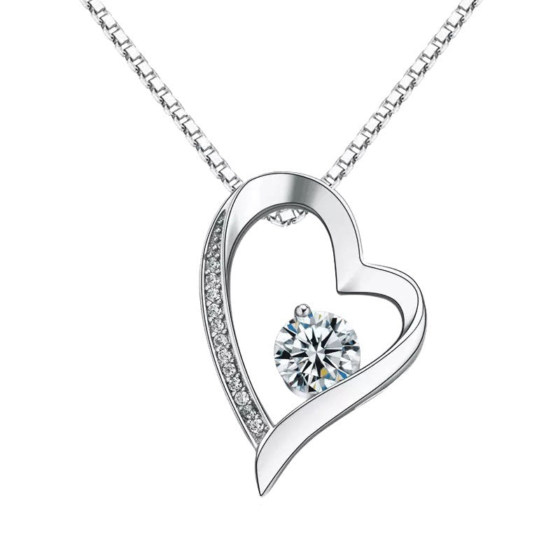 Clover Diamond Pendant Necklace — Lucky Sparkle | 925 Sterling Silver