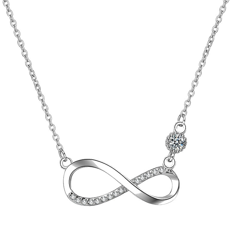 Rhodium-Plated Layered Necklace — Effortless Stack | 925 Sterling Silver