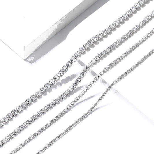 Zircon Tennis Necklace — Continuous Brilliance | 925 Sterling Silver